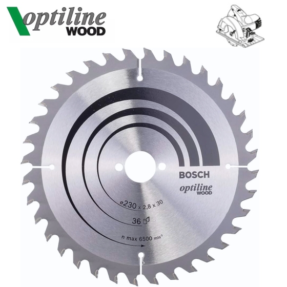 BOSCH OPTILINE WOOD ΠΡΙΟΝΟΔΙΣΚΟΣ Ø230 ΚΟΠΗΣ ΞΥΛΟΥ ΓΙΑ ΔΙΣΚΟΠΡΙΟΝΟ ΧΕΙΡΟΣ