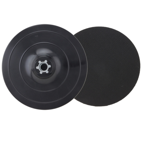 BENMAN 37679  Φ150mm  Μ14  ΒΑΣΗ VELCRO ΠΛΑΣΤΙΚΗ ΓΩΝΙΑΚΟΥ ΤΡΟΧΟΥ