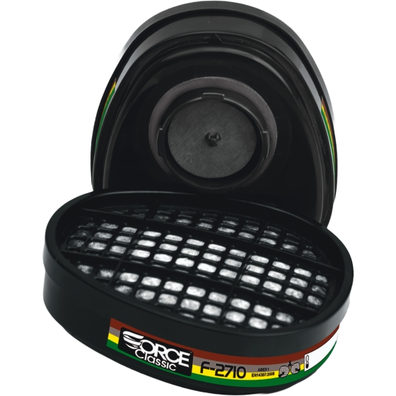 JSP ABEK1 FORCE CLASSIC F-2710 BMN330-011-700  ΣΕΤ 2τμχ. ΑΝΤΑΛΛΑΚΤΙΚΟ - ΦΙΛΤΡΟ ΟΡΓΑΝΙΚΩΝ ΑΕΡΙΩΝ ΜΑΣΚΑΣ ΠΡΟΣΩΠΟΥ