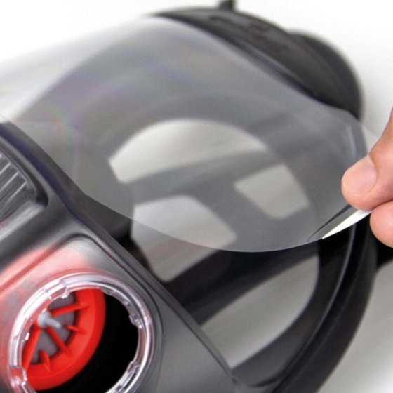 JSP FORCE10 TYPHOON  ΣΕΤ 10τμχ. ΑΝΤΑΛΛΑΚΤΙΚΗ - ΖΕΛΑΤΙΝΑ ΠΡΟΣΤΑΣΙΑΣ ΜΑΣΚΑΣ ΠΡΟΣΩΠΟΥ