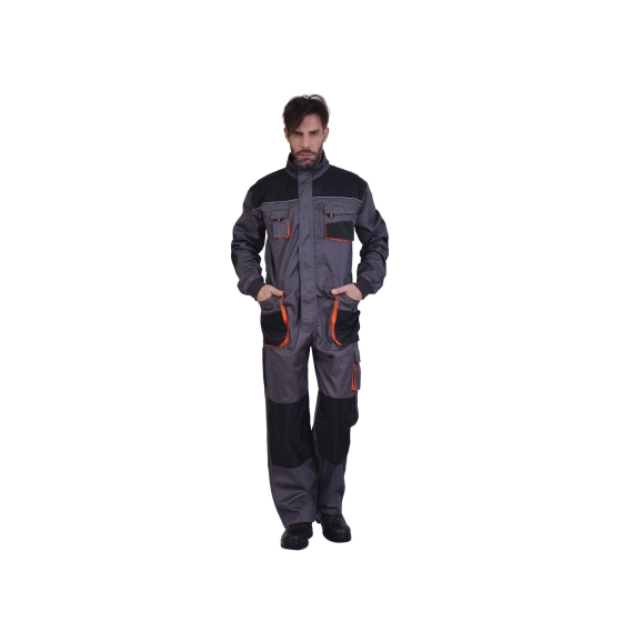 ERGO CANVAS  ΦΟΡΜΑ ΕΡΓΑΣΙΑΣ ΟΛΟΣΩΜΗ ΓΚΡΙ / ΠΟΡΤΟΚΑΛΙ