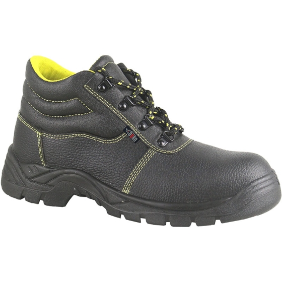 ΠΑΠΟΥΤΣΙ ΕΡΓΑΣΙΑΣ ΔΕΡΜΑΤΙΝΟ / ΑΔΙΑΒΡΟΧΟ ΜΕ ΑΝΤΙΟΛΙΣΘΗΤΙΚΗ ΣΟΛΑ ΜΑΥΡΟ     DURO