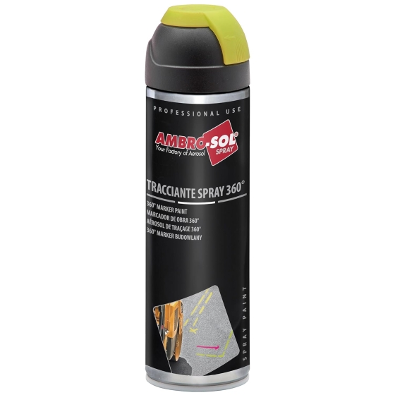 ΣΠΡΕΥ ΔΙΑΓΡΑΜΜΙΣΗΣ ΚΙΤΡΙΝΟ 500ml ΜΕ ΒΑΛΒΙΔΑ 360° ΙΤΑΛΙΑΣ  AMBRO SOL