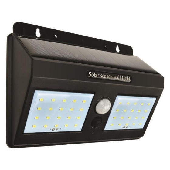 ΦΩΤΙΣΤΙΚΟ ΤΟΙΧΟΥ με ΦΩΤΟΒΟΛΤΑΪΚΟ & ΑΝΙΧΝΕΥΤΗ ΚΙΝΗΣΗΣ 120LUMEN 6500K     EUROLAMP-145-20811