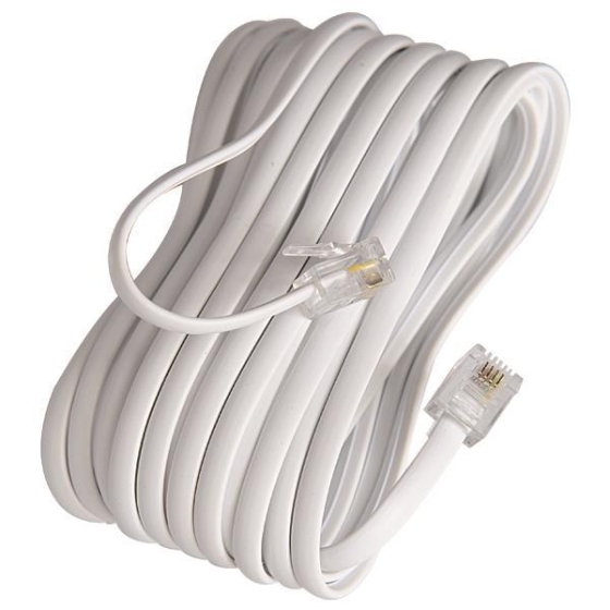 ΠΡΟΕΚΤΑΣΗ ΚΑΛΩΔΙΟ ΤΗΛΕΦΩΝΟΥ 10m ΛΕΥΚΗ