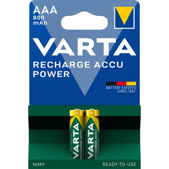 VARTA 4τμχ.  800mAh AAA NiMH 1,2Volt  ΕΠΑΝΑΦΟΡΤΙΟΜΕΝΕΣ ΜΠΑΤΑΡΙΕΣ