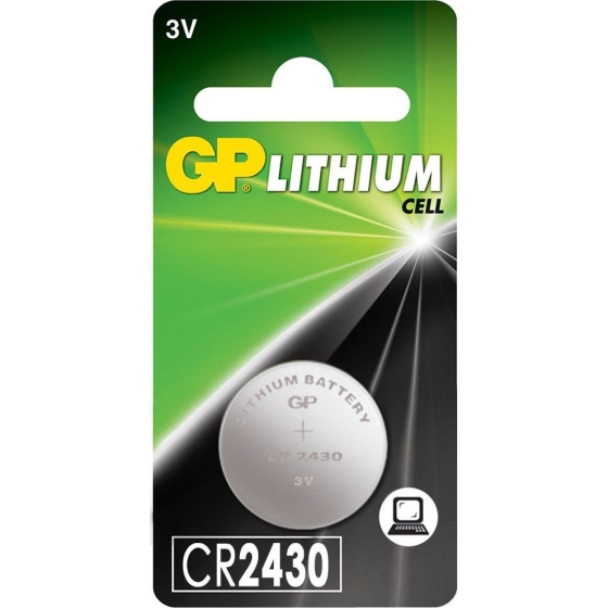 ΜΠΑΤΑΡΙΑ CR2430 LITHIUM 3V     GP