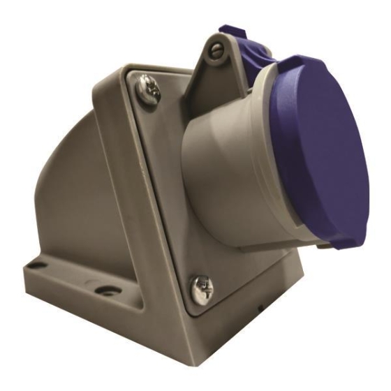 ΠΡΙΖΑ ΕΠΙΤΟΙΧΗ 3x16A 220-240V ΒΙΟΜΗΧΑΝΙΚΟΥ ΤΥΠΟΥ (IP44)     EUROLAMP 147-16520