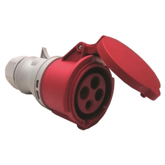 ΦΙΣ ΘΗΛΥΚΟ 4x32A 380-415V ΒΙΟΜΗΧΑΝΙΚΟΥ ΤΥΠΟΥ (IP44)  EUROLAMP 147-16514