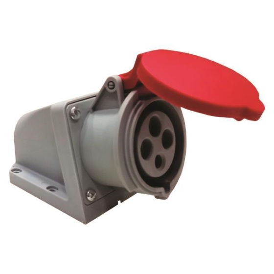 ΠΡΙΖΑ ΕΠΙΤΟΙΧΗ 4x32A 380-415V ΒΙΟΜΗΧΑΝΙΚΟΥ ΤΥΠΟΥ (IP44)  EUROLAMP 147-16524