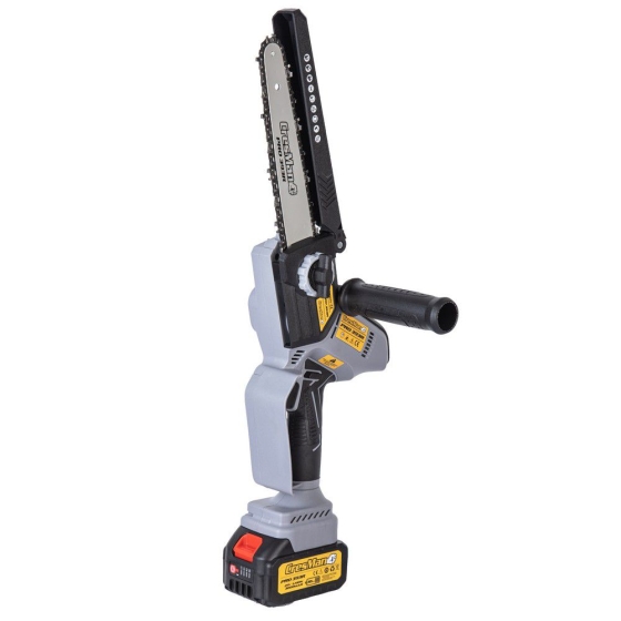 CRESMAN PRO 393R 11175  ΚΛΑΔΕΥΤΙΚΟ ΑΛΥΣΟΠΡΙΟΝΟ 21V 2x3.0Ah ΜΕ ΛΑΜΑ 200mm με ΑΥΤΟΜΑΤΗ ΛΙΠΑΝΣΗ ΑΛΥΣΙΔΑΣ ΣΕ ΚΑΣΕΤΙΝΑ