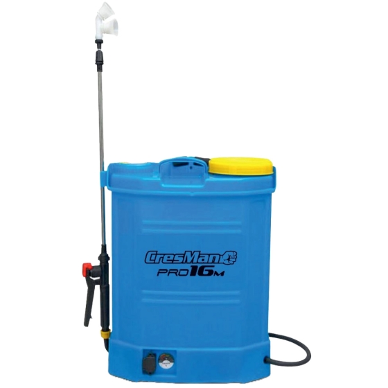 CRESMAN PRO 16-M  ΨΕΚΑΣΤΗΡΑΣ ΜΠΑΤΑΡΙΑΣ 12V / 8Αh ΠΛΑΤΗΣ 16Lit ΜΠΑΤΑΡΙΑΣ ΛΙΘΙΟΥ