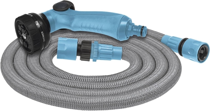 ΛΑΣΤΙΧΟ ΠΟΤΙΣΜΑΤΟΣ ΕΠΕΚΤΕΙΝΟΜΕΝΟ 1/2'' (15m) ΣΕΤ ΚΟΜΠΛΕ (ΠΙΣΤΟΛΙ ΨΕΚΑΣΜΟΥ με 8 ΕΠΙΛΟΓΕΣ ΡΟΗΣ, 2 ΤΑΧΥΣΥΝΔΕΣΜΟΥΣ / ΡΑΚΟΡ)  CELLFAST BASIC 19-046