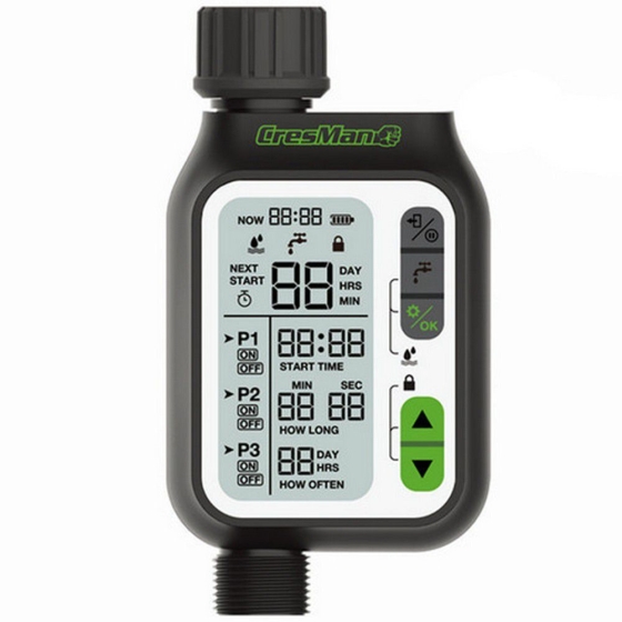 CRESMAN PK 99S  ΠΡΟΓΡΑΜΑΤΙΣΤΗΣ ΠΟΤΙΣΜΑΤΟΣ με ΤΡΙΑ ΠΡΟΓΡΑΜΑΤΑ ΚΑΙ ΑΙΣΘΗΤΗΡΑ ΒΡΟΧΗΣ DIGITAL DISPLAY