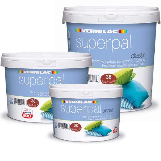 SUPERPAL CLASSIC  ΠΛΑΣΤΙΚΟ ΧΡΩΜΑ  ΚΕΡΑΜΙΔΙ Νο 38