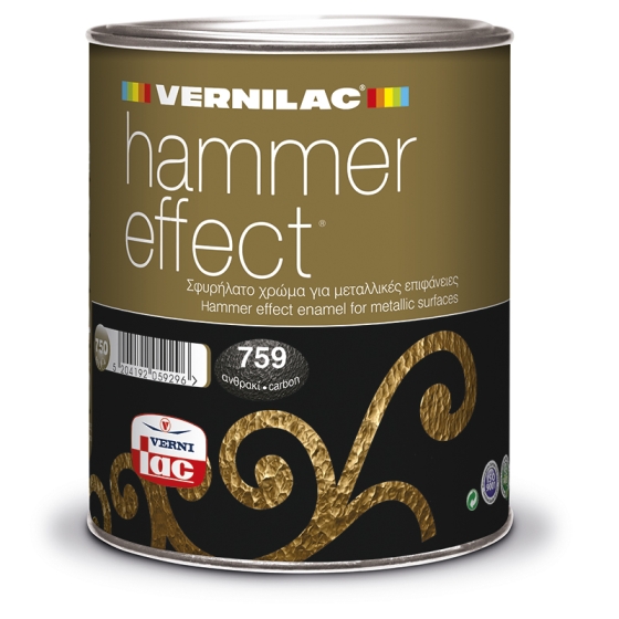 HAMMER EFFECT 750ml No759  ΣΦΥΡΗΛΑΤΟ / ΜΑΡΤΕΛΕ ΧΡΩΜΑ ΑΝΘΡΑΚΙ VERNILAC