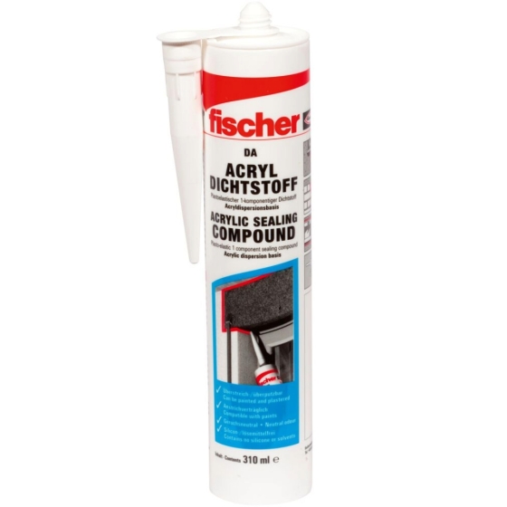 FISCHER DA W  ΑΚΡΥΛΙΚΟΣ ΣΤΟΚΟΣ ΦΥΣΙΓΓΑ ΛΕΥΚΟ 280ml