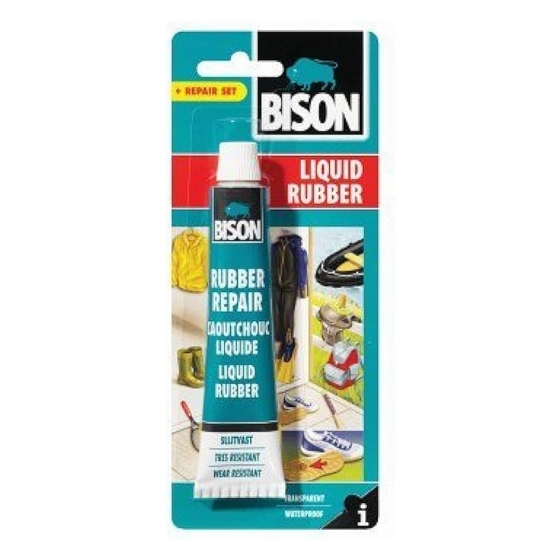 BISON LIQUID RUBBER  ΚΟΛΛΑ ΕΠΙΣΚΕΥΑΣΤΙΚΗ ΚΑΟΥΤΣΟΥΚ 50ml ΔΙΑΦΑΝΗ