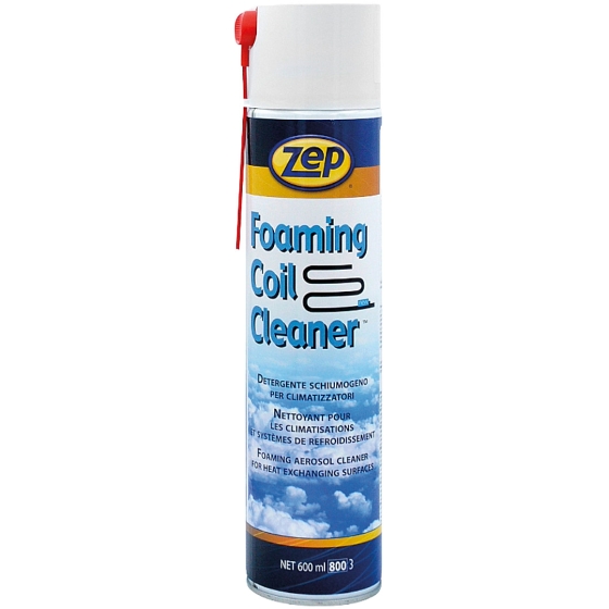 ZEP FOAMING COIL CLEANER ΣΠΡΕΥ ΑΦΡΟΥ ΚΑΘΑΡΙΣΤΙΚΟ ΚΛΙΜΑΤΙΣΤΙΚΩΝ γιά ΕΞΩΤΕΡΙΚΕΣ ΜΟΝΑΔΕΣ  600ml