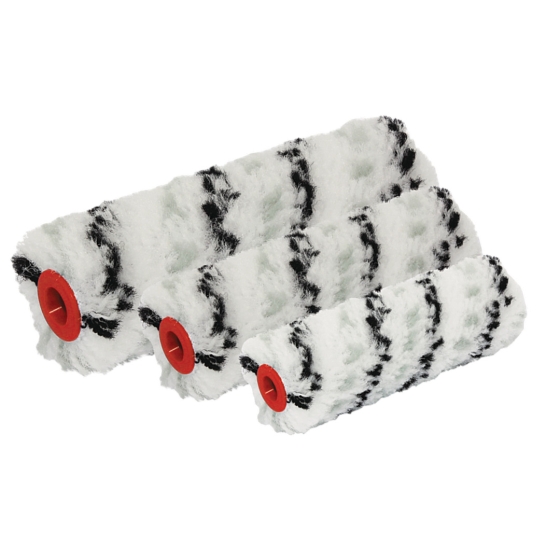 BENMAN POLYAMIDE ΡΟΛΛΑΚΙ ΒΑΦΗΣ 11mm ΠΕΛΟΣ Ø40mm ΓΚΡΙ / ΜΑΥΡΗ ΡΙΓΑ (2τμχ.)