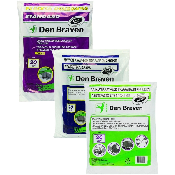 DEN BRAVEN ΝΑΥΛΟΝ ΕΠΙΚΑΛΥΨΗΣΣ 4x5m (20m²)