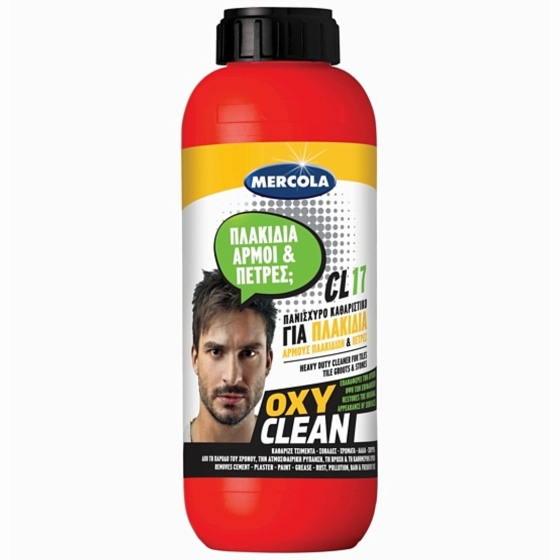 MERCOLA OXY CLEAN CL17 ΚΑΘΑΡΙΣΤΙΚΟ ΥΓΡΟ ΠΛΑΚΙΔΙΩΝ / ΑΡΜΩΝ ΚΑΙ ΦΥΣΙΚΩΝ ΠΕΤΡΩΝ