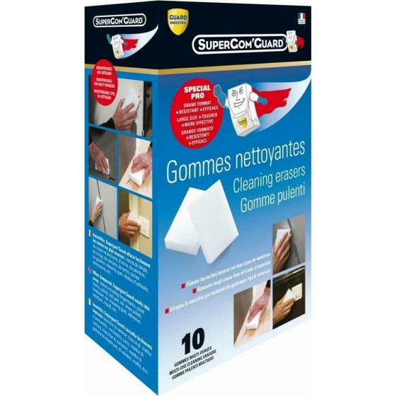 ΣΦΟΥΓΓΑΡΙ ΚΑΘΑΡΙΣΜΟΥ ΠΟΛΛΑΠΛΩΝ ΧΡΗΣΕΩΝ 120x80x30mm     SUPER GOM GUARD