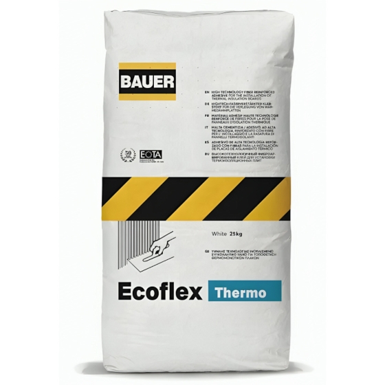 ECOFLEX  ΙΝΟΠΛΙΣΜΕΝΗ ΚΟΛΛΑ ΘΕΡΜΟΠΡΟΣΟΨΗΣ 25kg ΛΕΥΚΗ